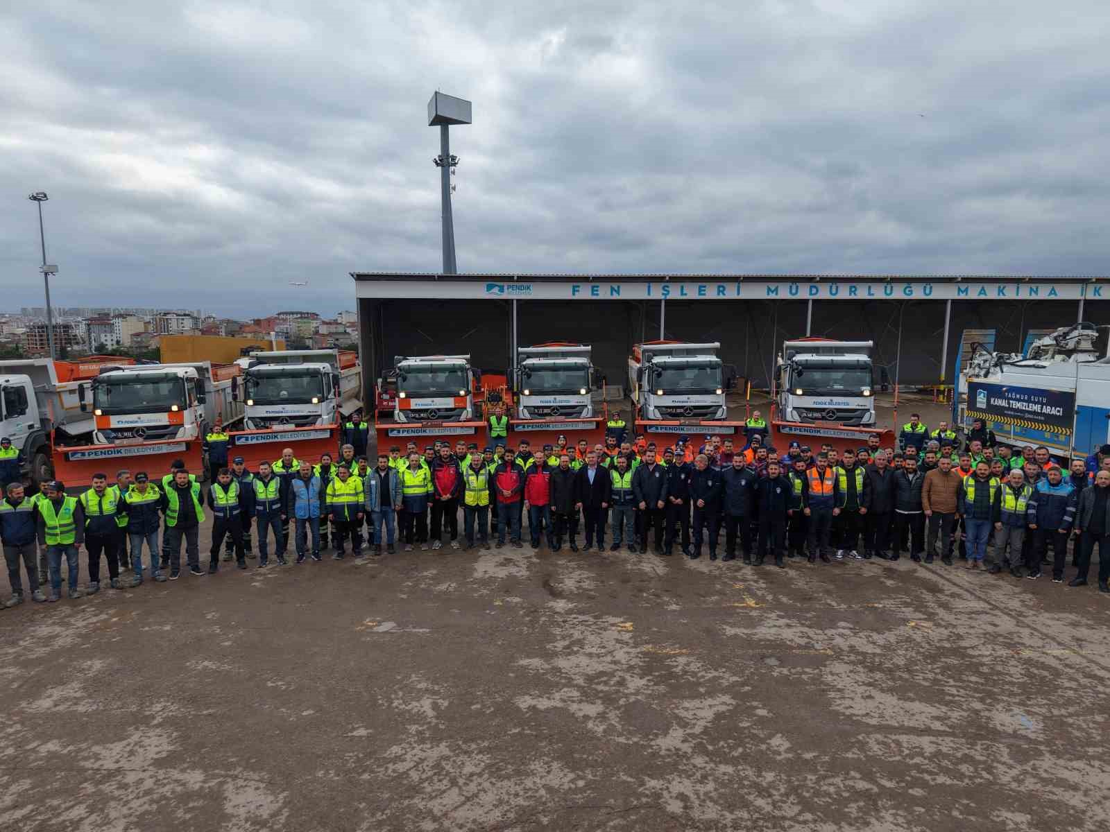 Pendik kışa hazır: Belediye  ekipleri teyakkuzda
