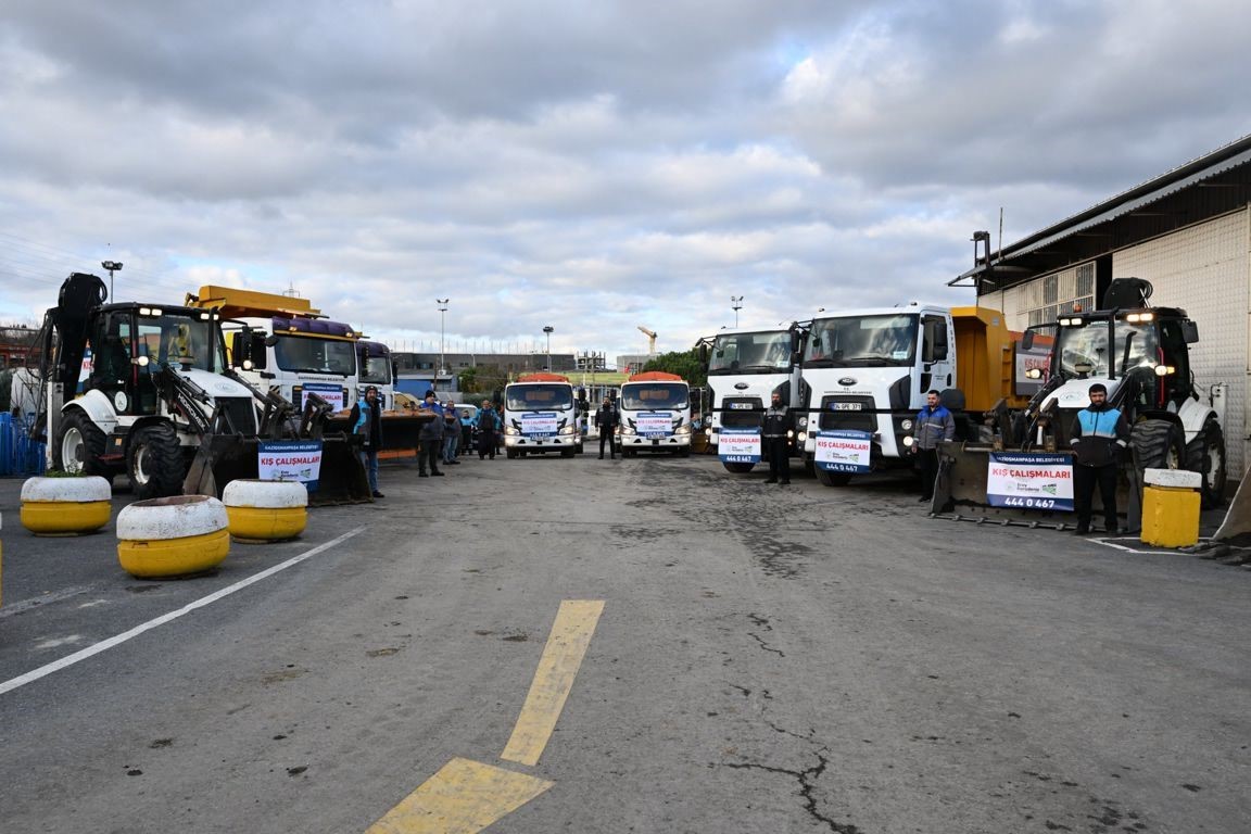 Gaziosmanpaşa Belediyesi kışla mücadeleye hazır
