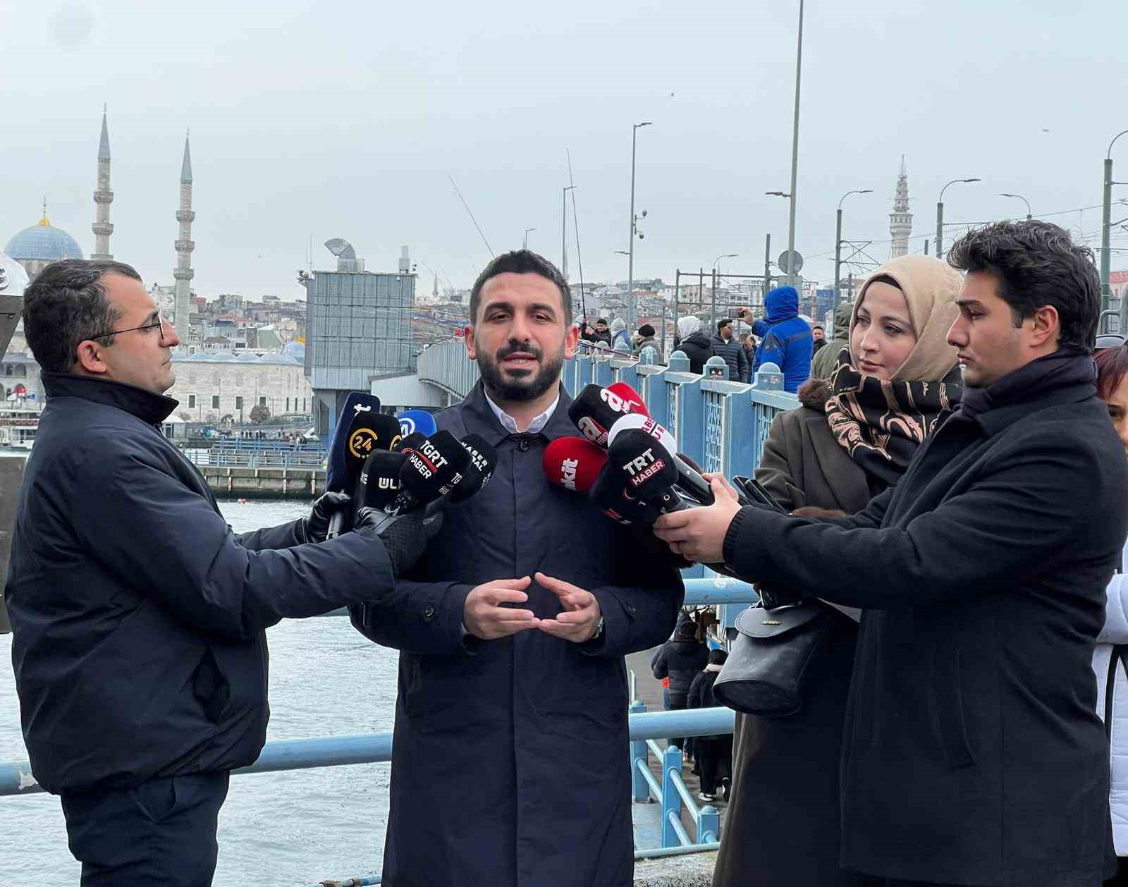 TÜGVA Başkanı Beşinci’den vatandaşlara "Gazze için Galata Köprüsü’nde buluşalım" çağrısı