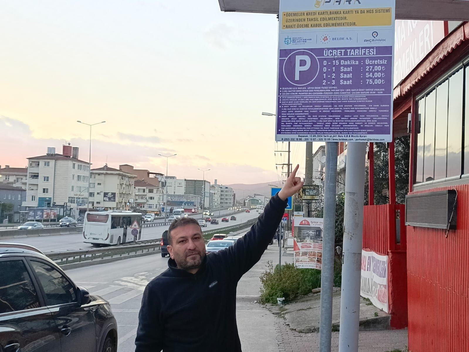 Meclis üyelerinin otopark tartışması