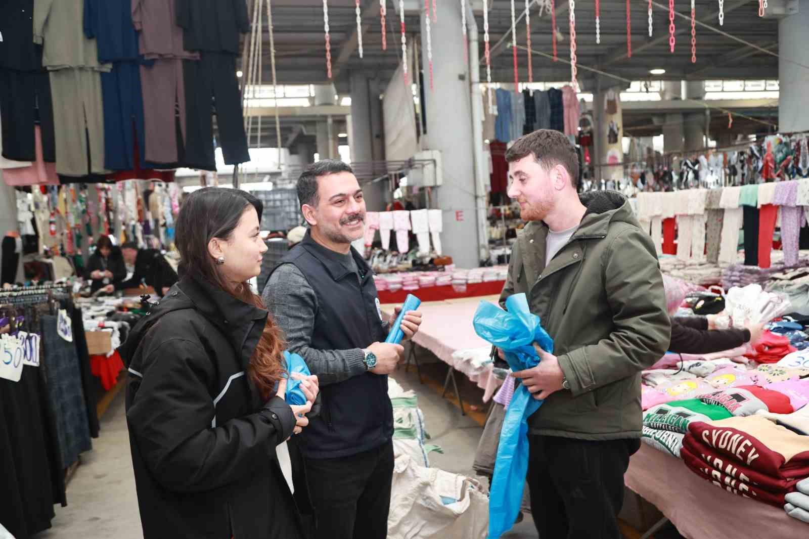 Gebze’de pazar yerlerinde "Atıksız Pazar" uygulaması başlatıldı