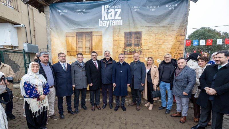 Kocaeli'de 200 Yıllık 'İmece' geleneği: 5. Kaz Bayramı kutlandı