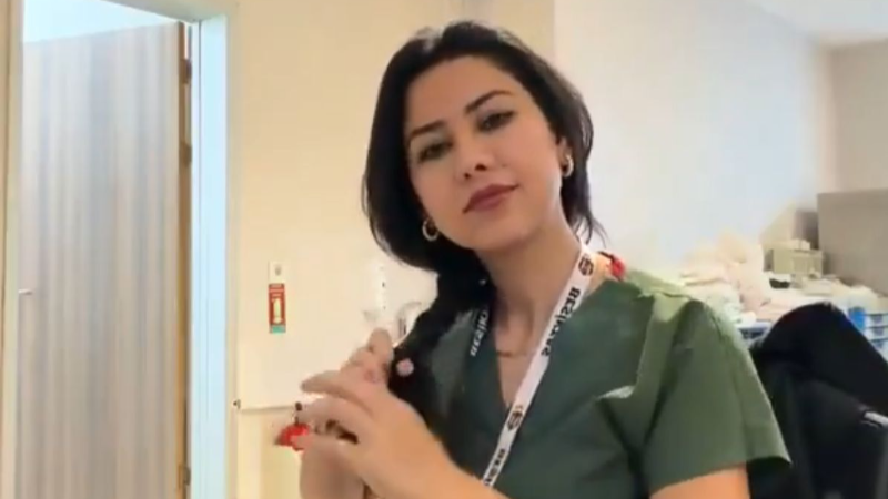 Saç örgüsü akımına katılan hemşire gözaltına alındı!