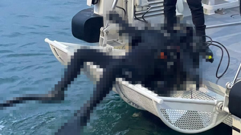 Denizden çıkan cesette dikkat çeken detay