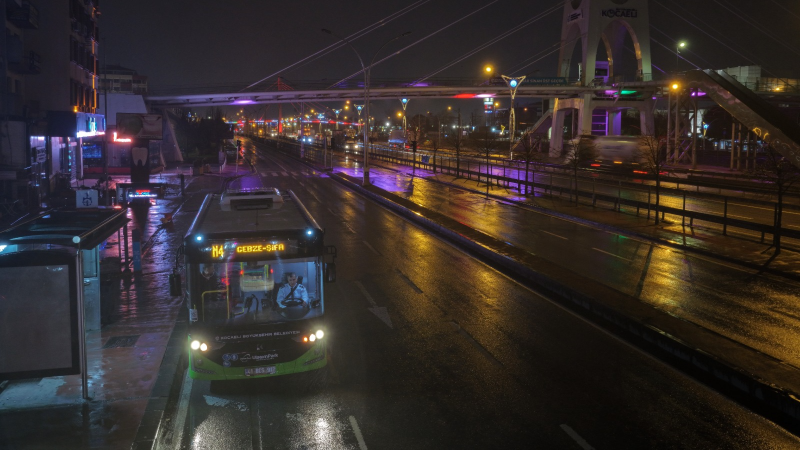 Kocaeli’de 24 saat kesintisiz ulaşım başladı