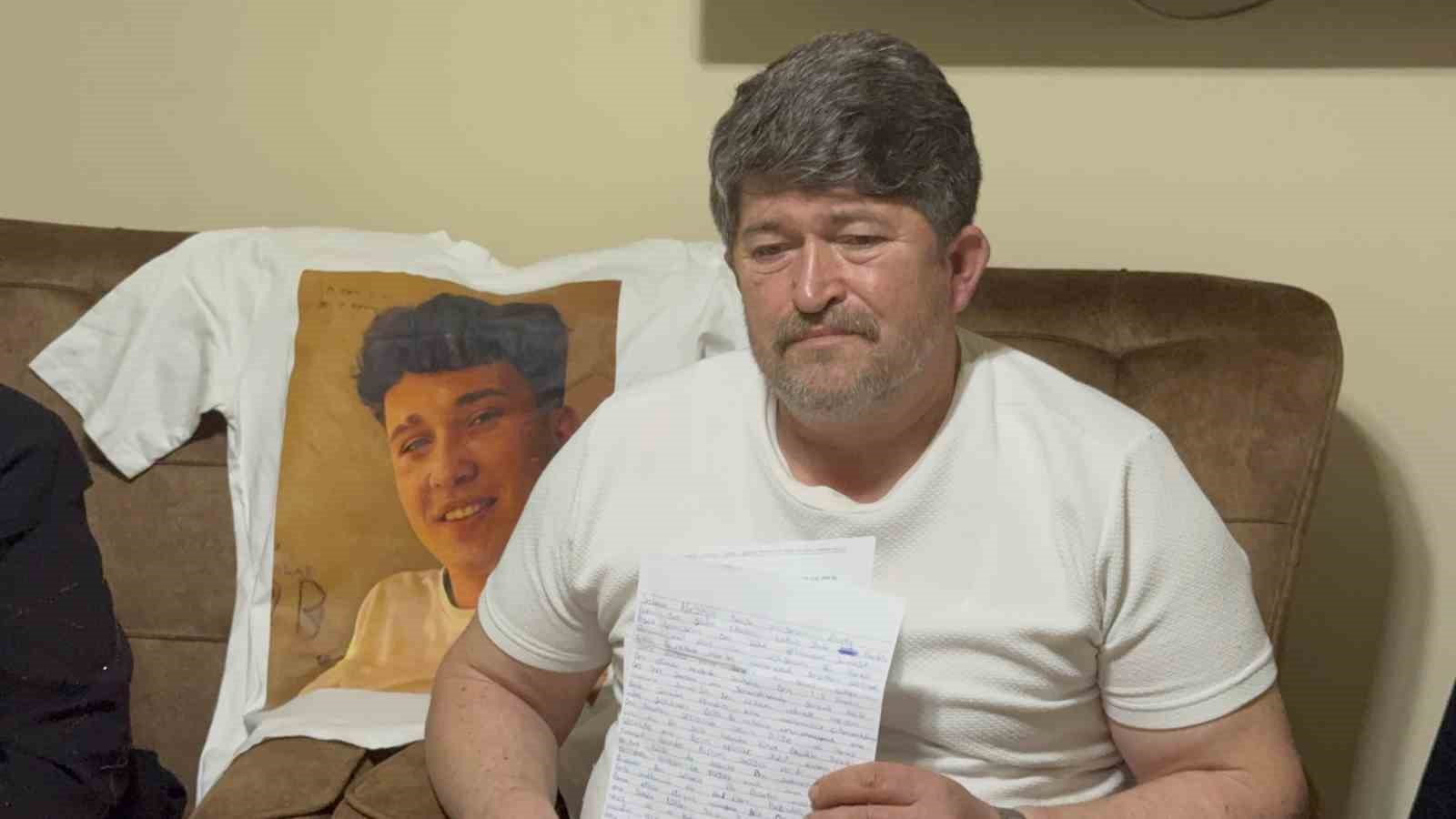 Katil zanlısından acılı babaya cezaevinden mektup