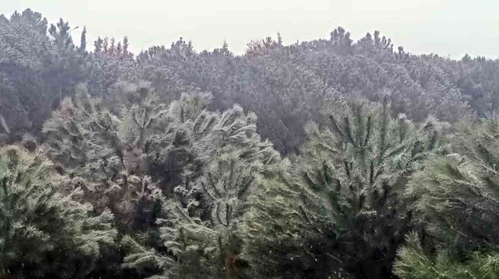 İstanbul’da yüksek kesimlerde kar yağışı başladı