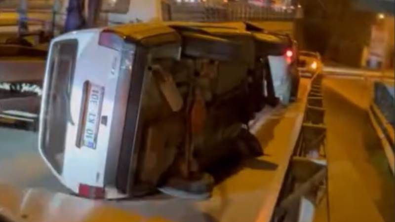 Seka Tüneli mevkiinde korkutan kaza