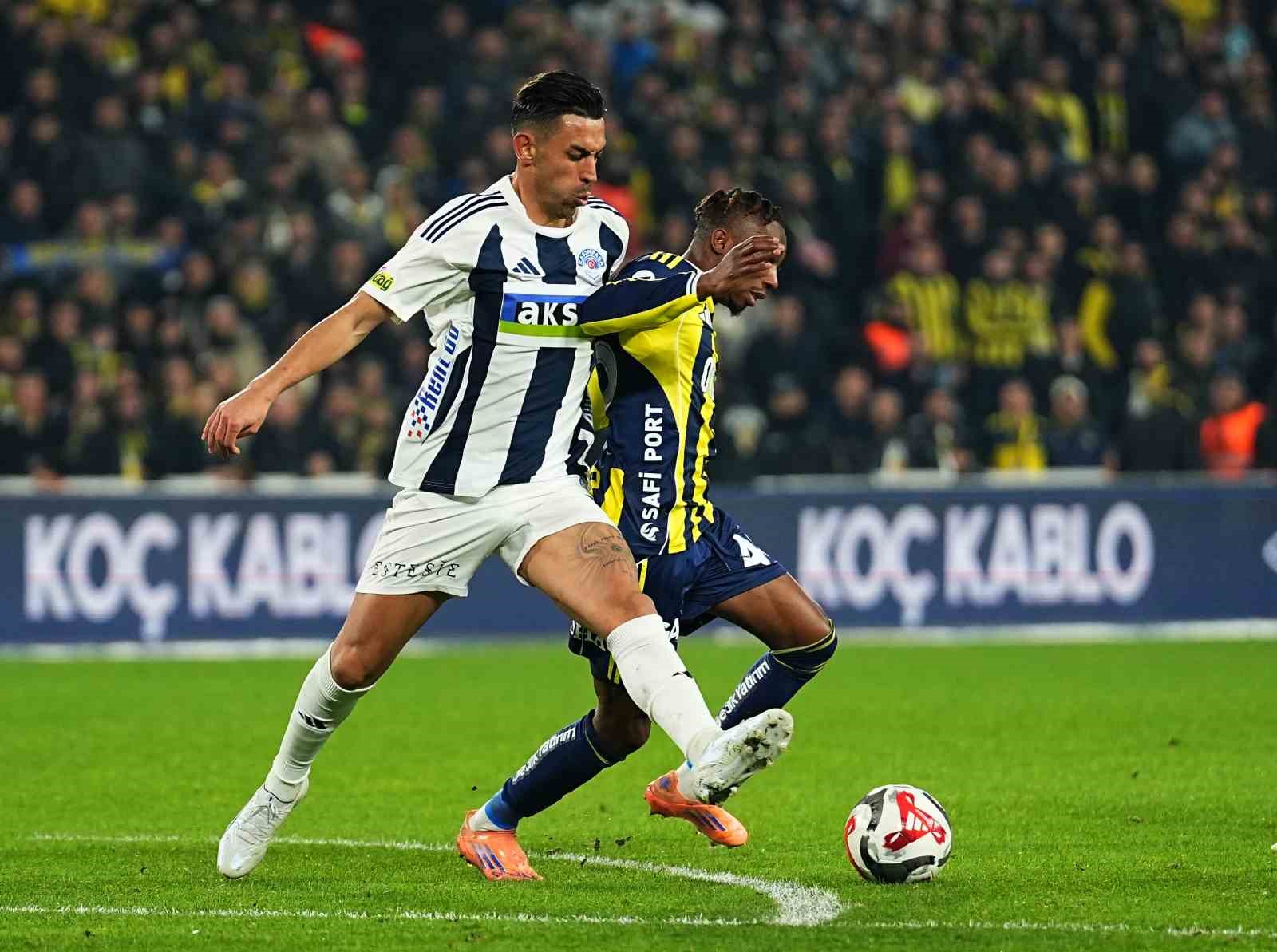Trendyol Süper Lig: Fenerbahçe: 1 - Kasımpaşa: 1 (Maç sonucu)

