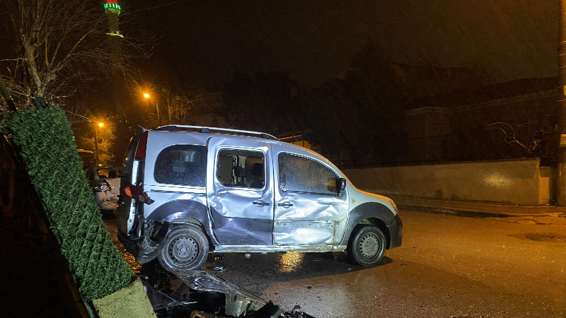 Kazaya karışan sürücünün 17 yaşında olduğu ortaya çıktı