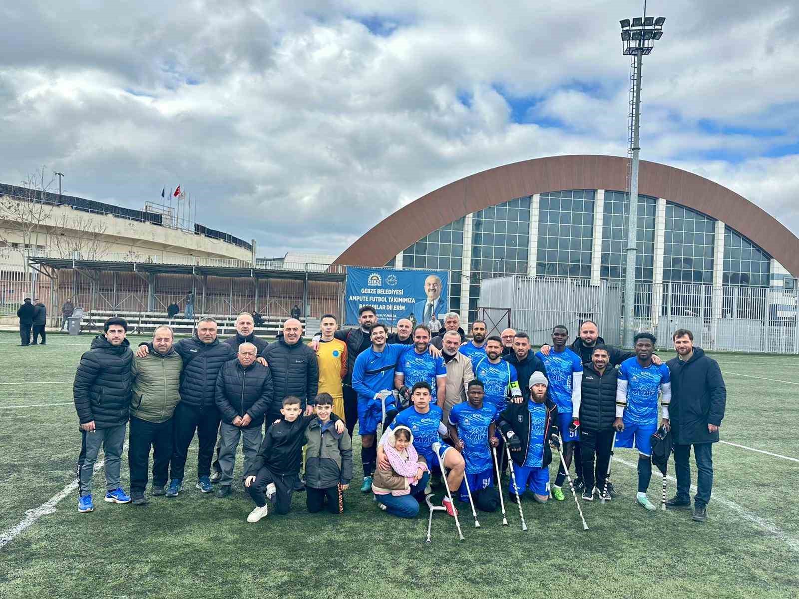 Gebze Belediyesi Ampute Futbol Takımı, Türkiye Kupası’nda tur atladı
