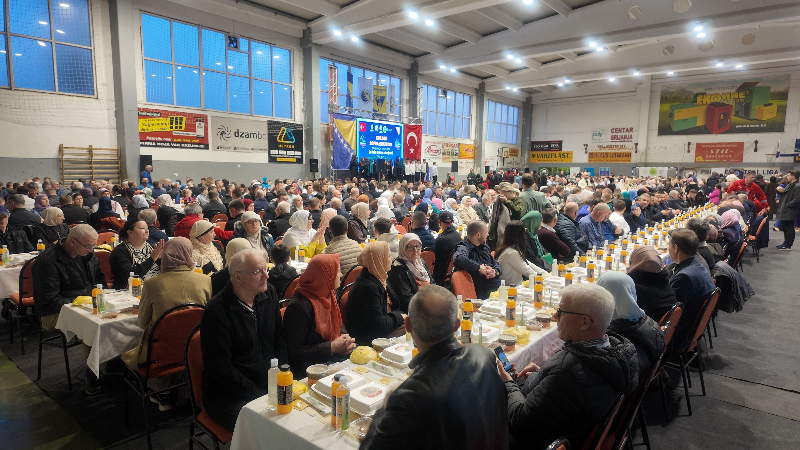 Kardeşlik sofrası bu kez Bosna Hersek'teydi