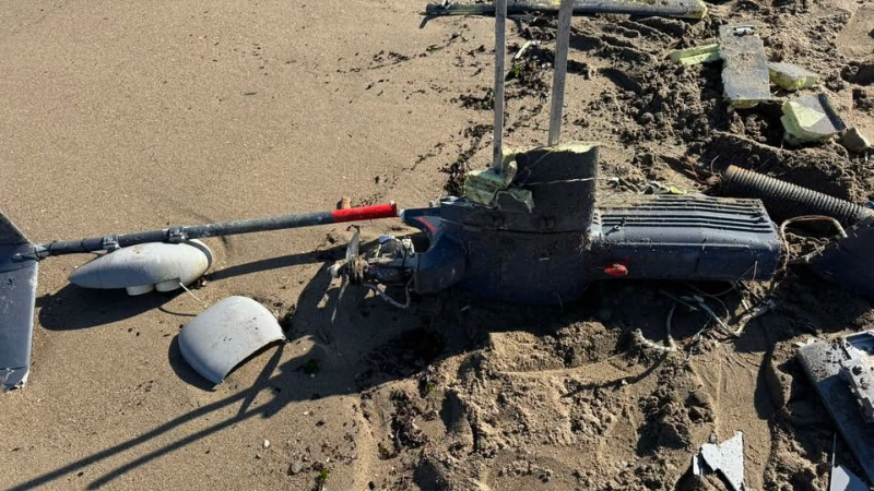 Halk plajında İHA alarmı