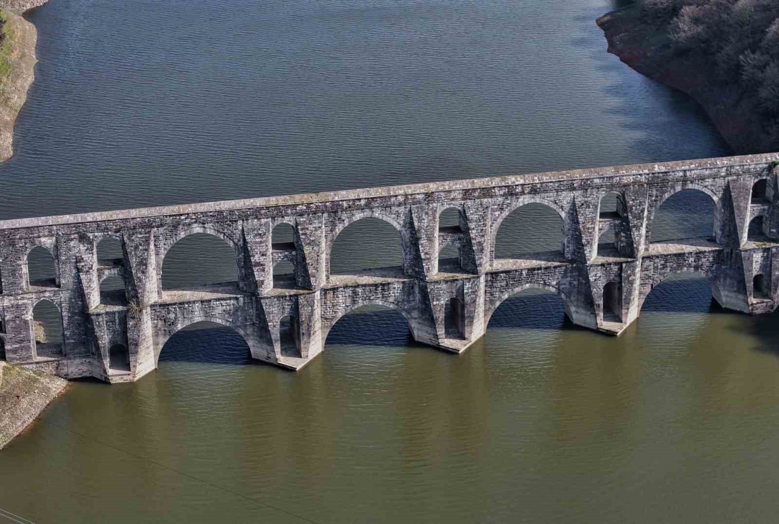 İstanbul’da barajlarda doluluk oranı yüzde 45,95 oldu; Mağlova Kemeri yeniden suyla buluştu
