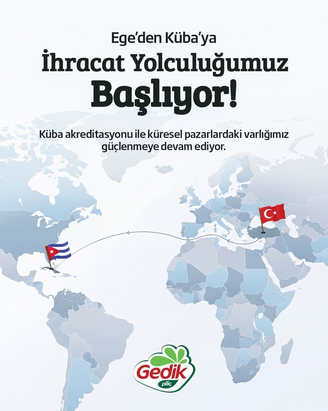 Gedik Piliç’in ihracat ağında yeni pazar: Küba
