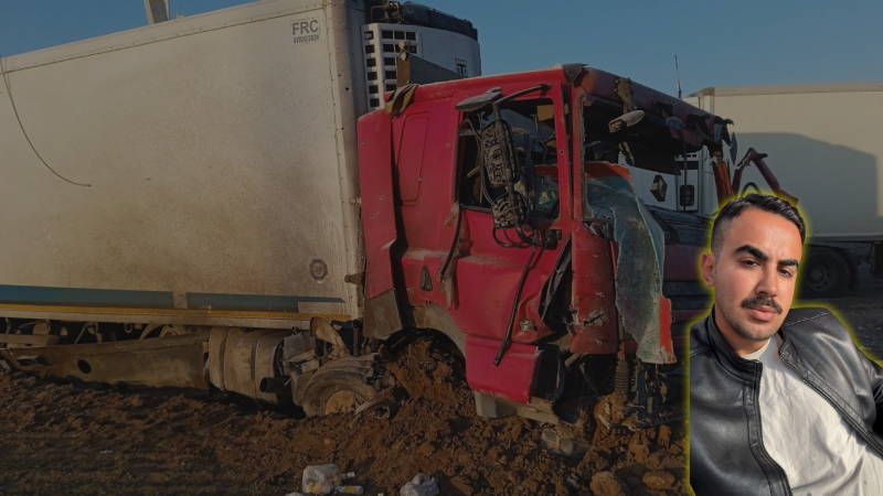 Füze şarapneli genç şoföre mezar oldu