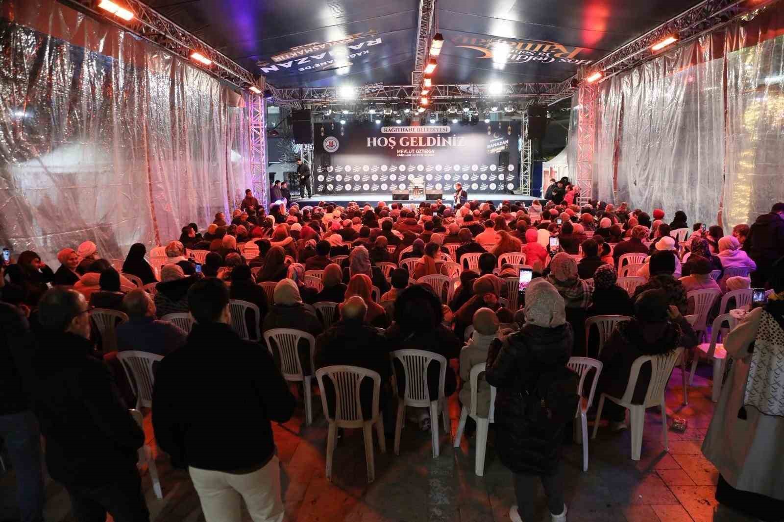 Kağıthane’de hafta sonu Ramazan etkinliklerine yoğun ilgi