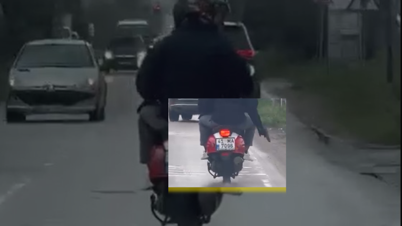 Çocukların elindeki silah korkuttu