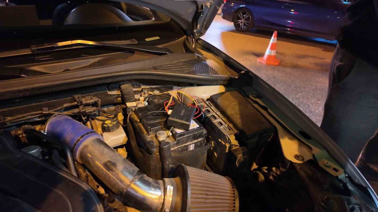 Aracında kumandalı egzoz bulundu: Savunması şaşırttı
