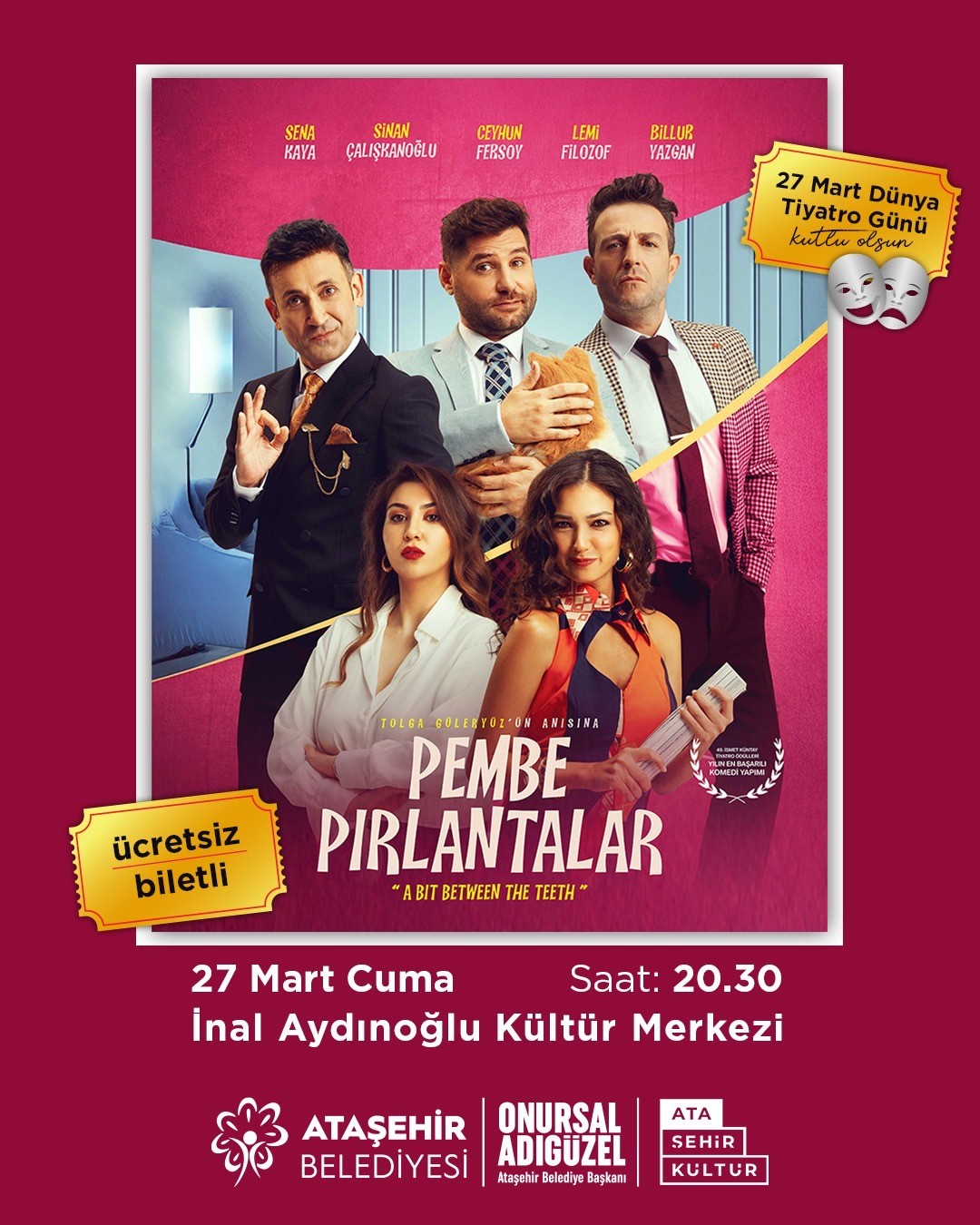 Dünya Tiyatro Günü’nde İsmail Dümbüllü geleneği Ataşehir’de yaşatılacak
