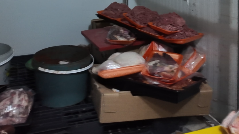 Kasapta mide bulandıran olay!