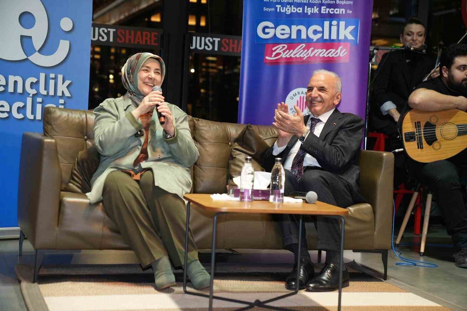 AK Parti Genel Merkez Kadın Kollar Başkanı Ercan, Ümraniye’de gençlerle buluştu