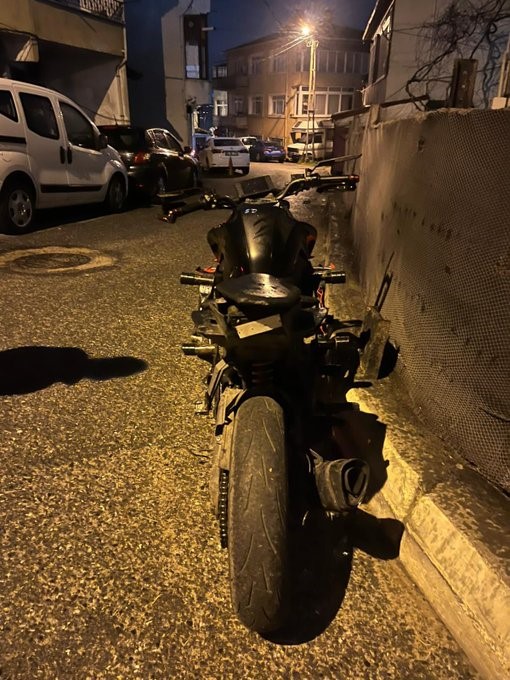 Beykoz’da abartı egzozlu motosiklet sürücüsüne 454 bin lira ceza
