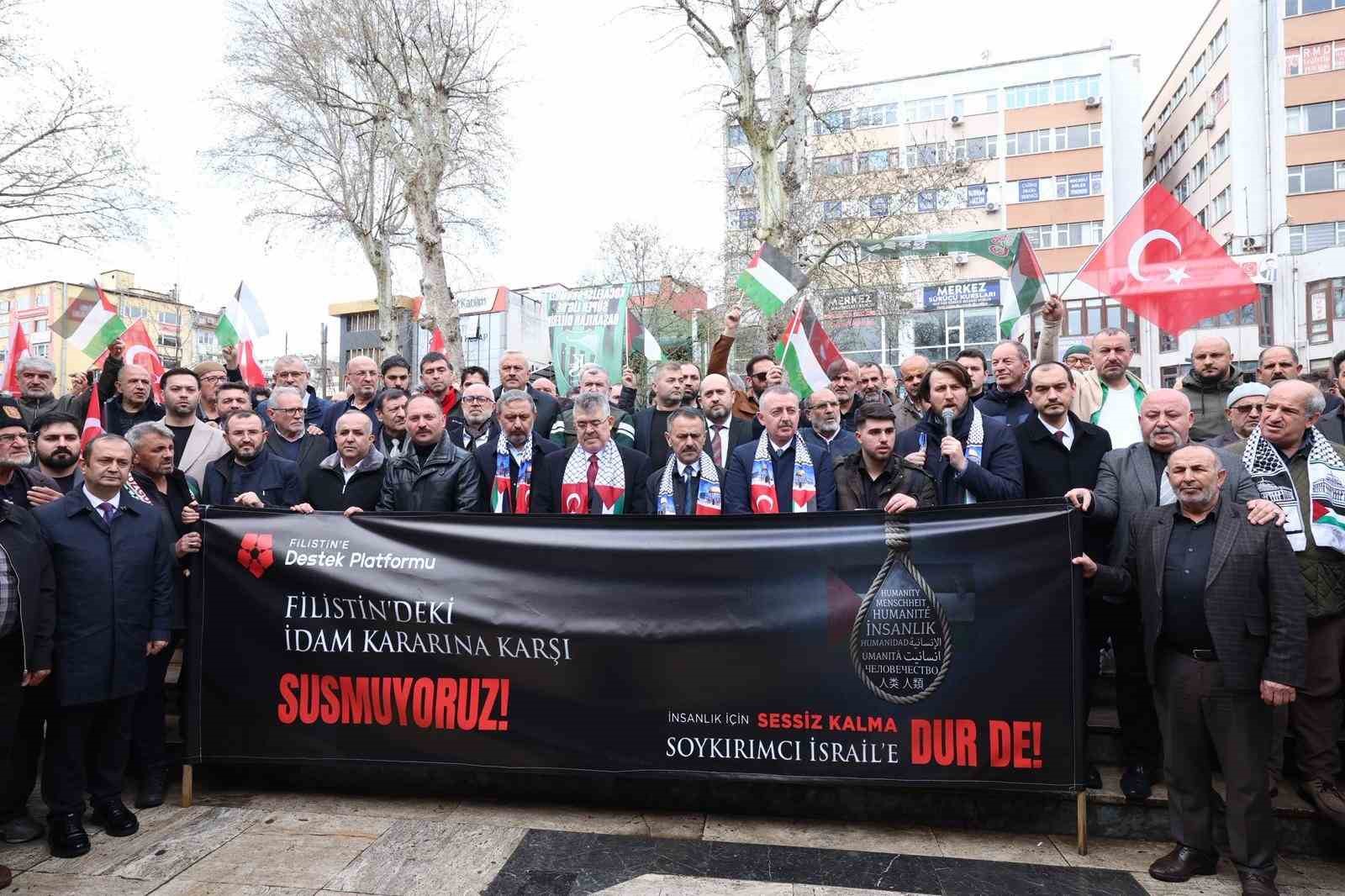 Kocaeli’den İsrail’in "idam yasasına" karşı ortak ses