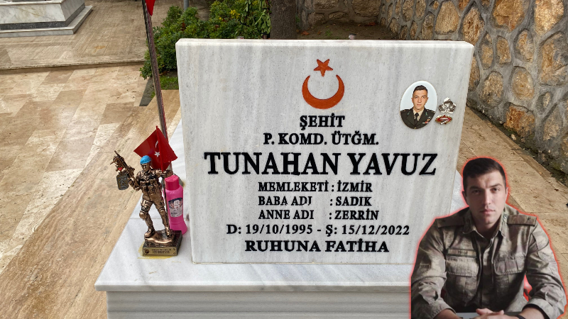 Bu da oldu...şehit mezarından hırsızlık!