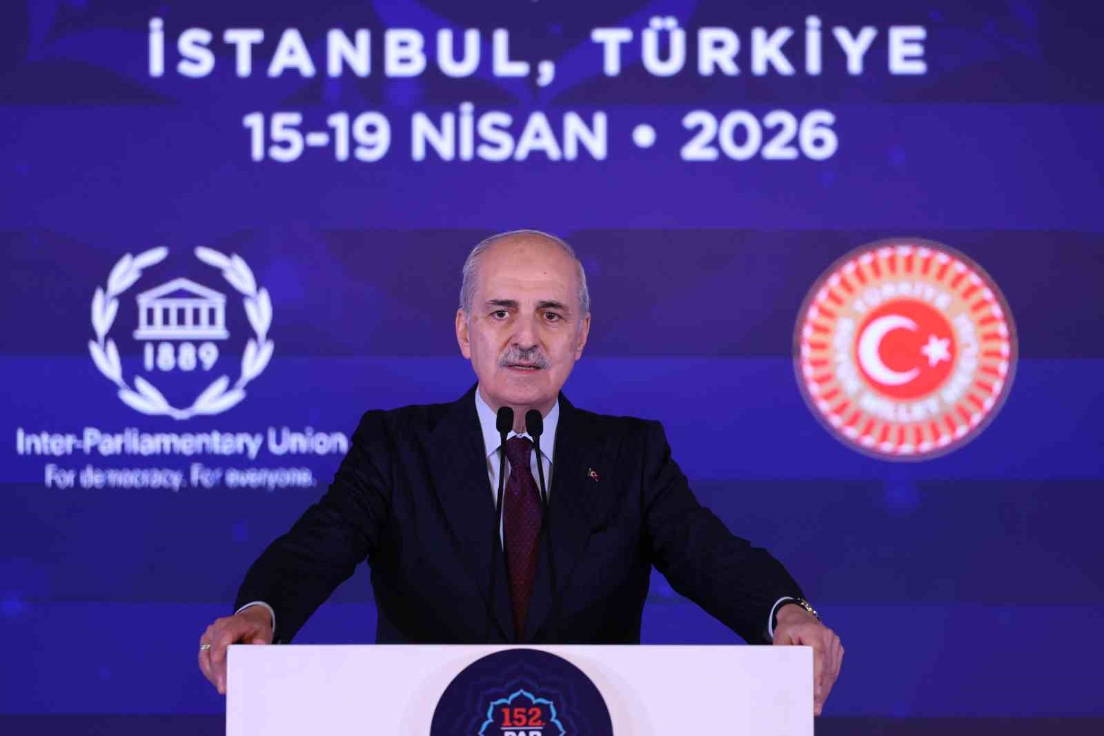 TBMM Başkanı Kurtulmuş: "Ümit ediyoruz ki bu ve benzeri toplantılarla dünya adil, hakkaniyetli, insaflı yeni bir sisteme kavuşabilir"
