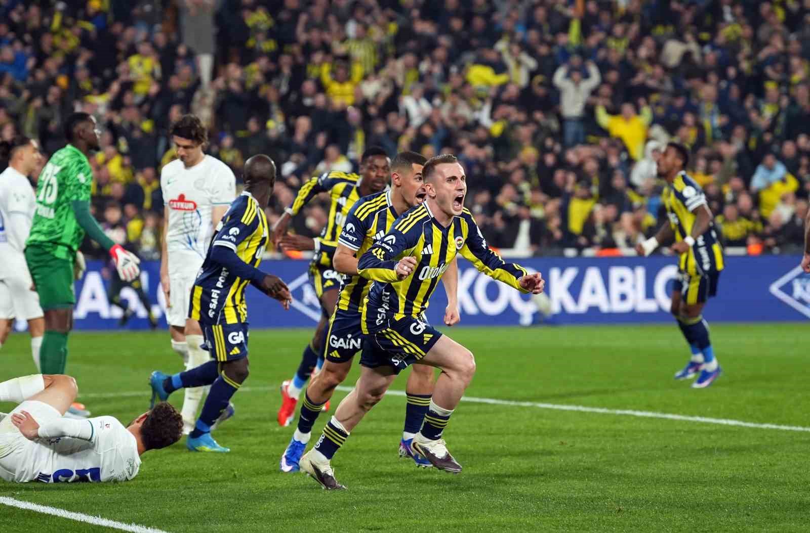 Kerem Aktürkoğlu, Fenerbahçe’de 13. golünü attı
