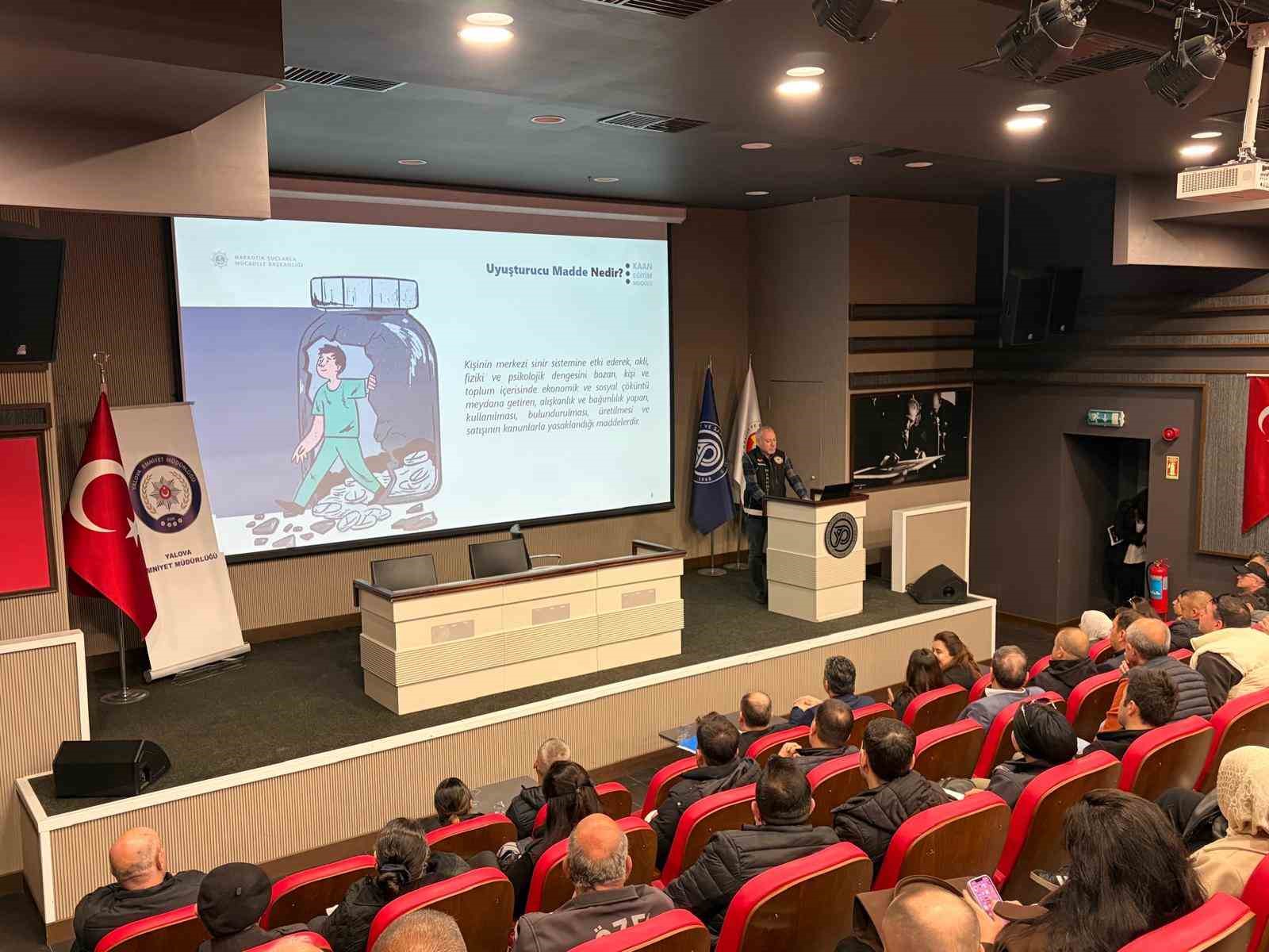 Yalova’da özel güvenliklere NARKOKAAN Eğitimi
