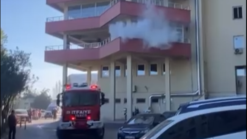 Kocaeli Adliyesi’nde korkutan yangın