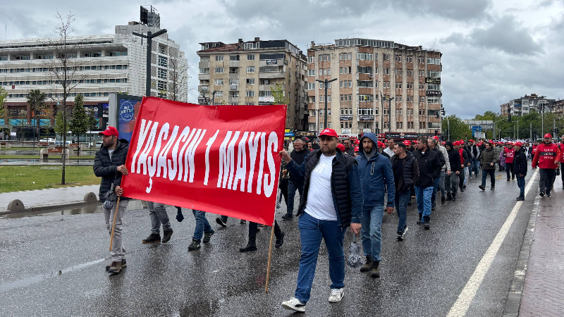 İşçi kenti Kocaeli'de  1 Mayıs coşkusu