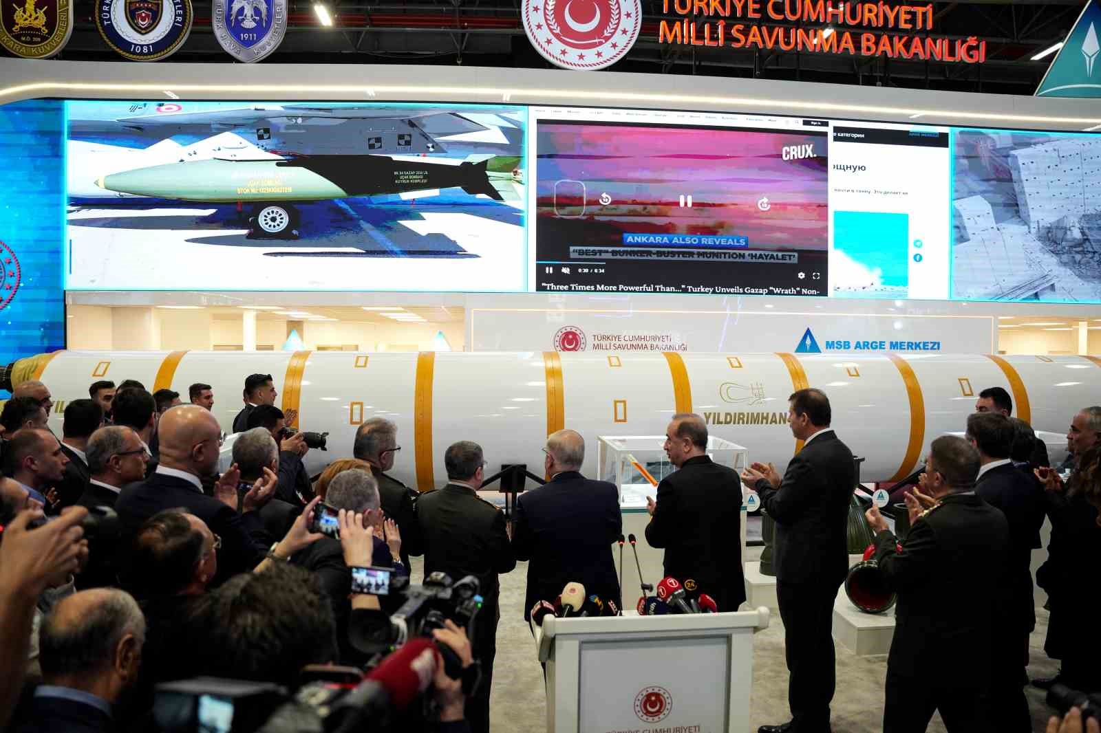 En büyük füzesi YILDIRIMHAN ilk kez sergilendi