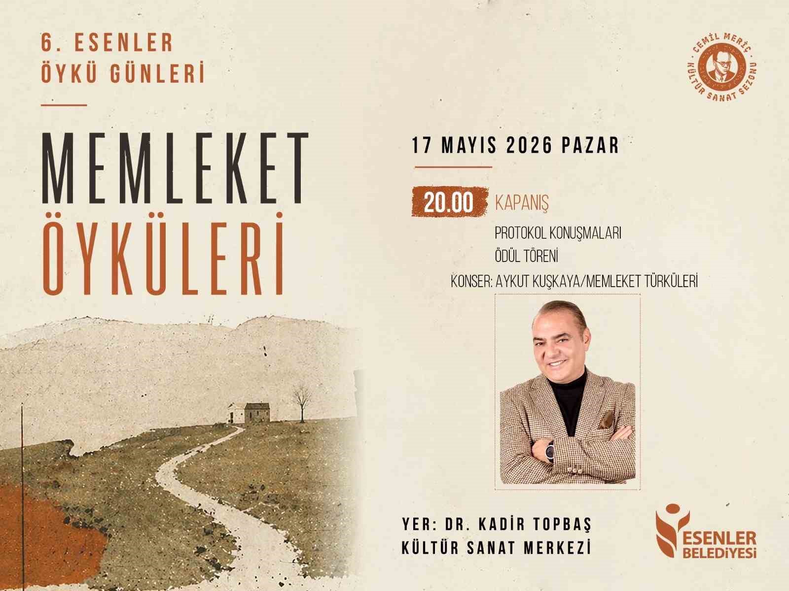 Esenler’de 6’ncı Öykü Günleri başlıyor
