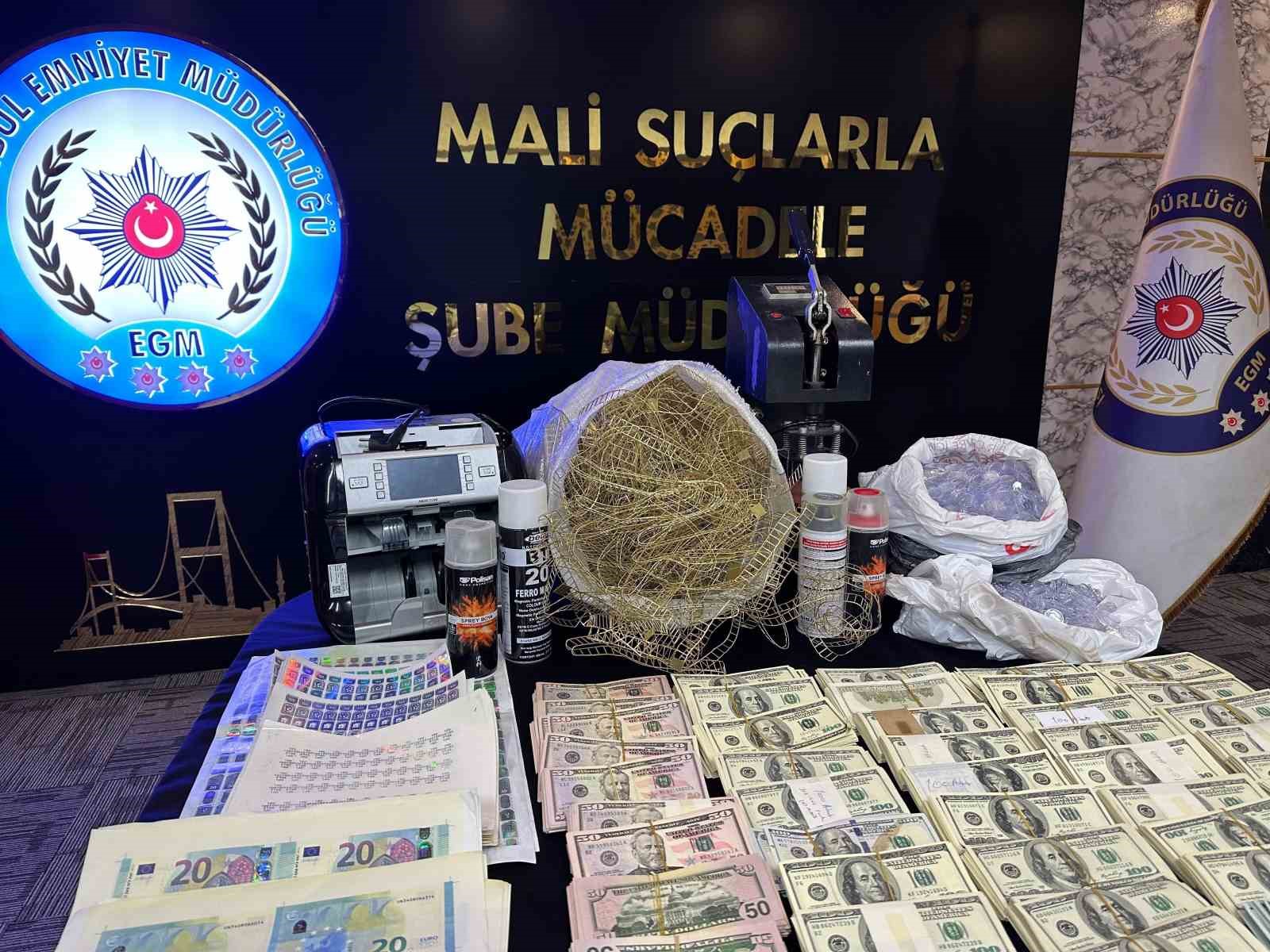 İstanbul’da sahte para operasyonu: 2 gözaltı
