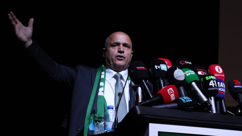 Kocaelispor'da Recep Durul yeniden başkan seçildi!