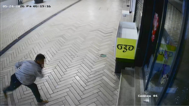 Dükkanların camını böyle kırdı: 14 ayrı suç kaydı var