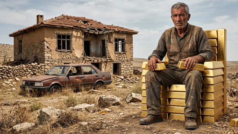 “Altından tahtın var ama oturacak evin yok”