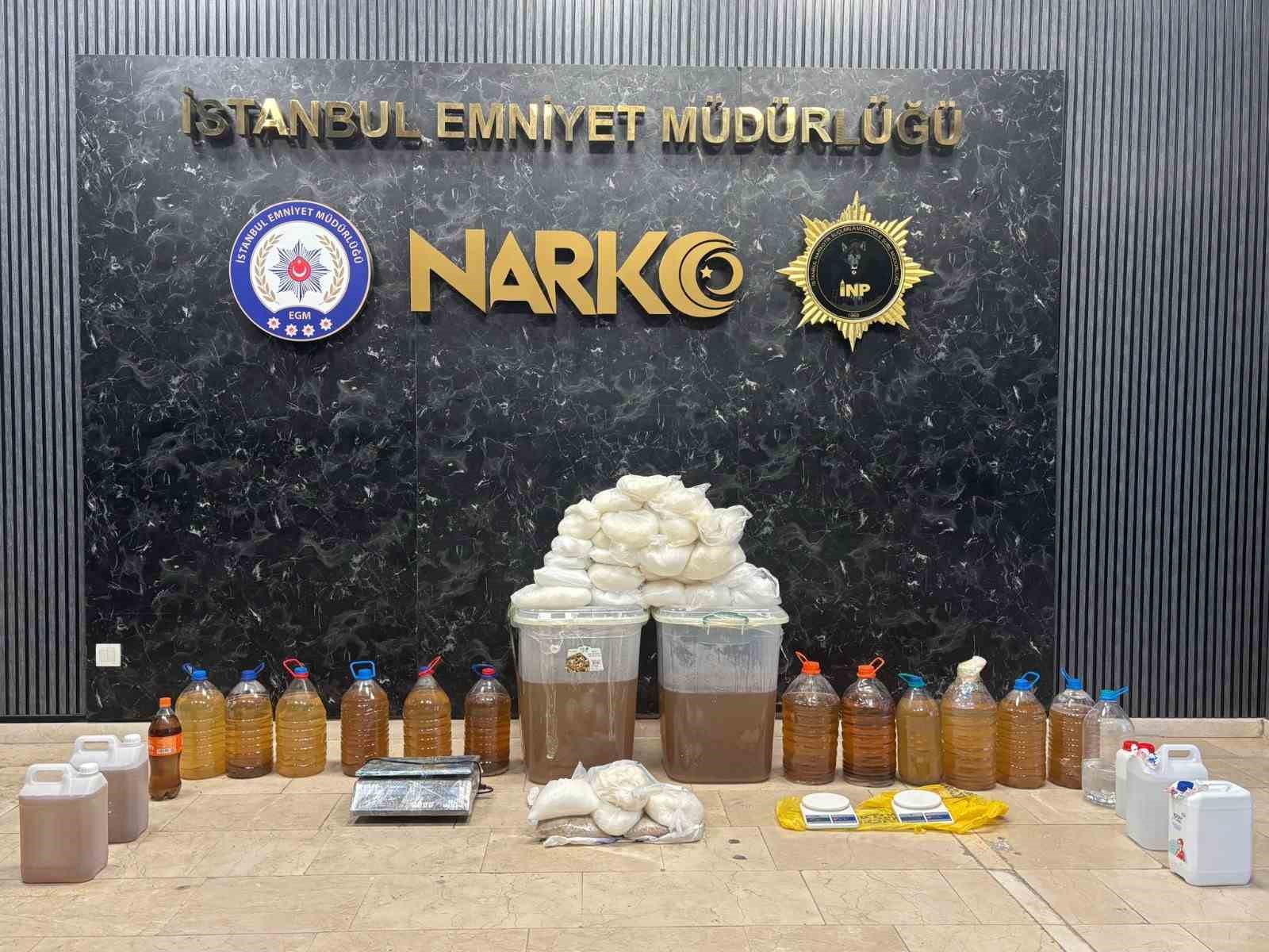 Şişli’de ve Eyüpsultan’da uyuşturucu operasyonu: 187 kilogram uyuşturucu madde ele geçirildi