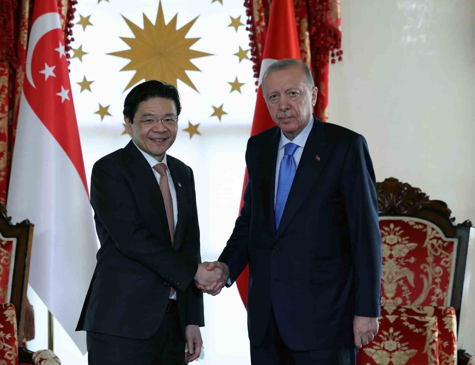 Cumhurbaşkanı Erdoğan, Singapur Başbakanı Lawrence Wong’u kabul etti
