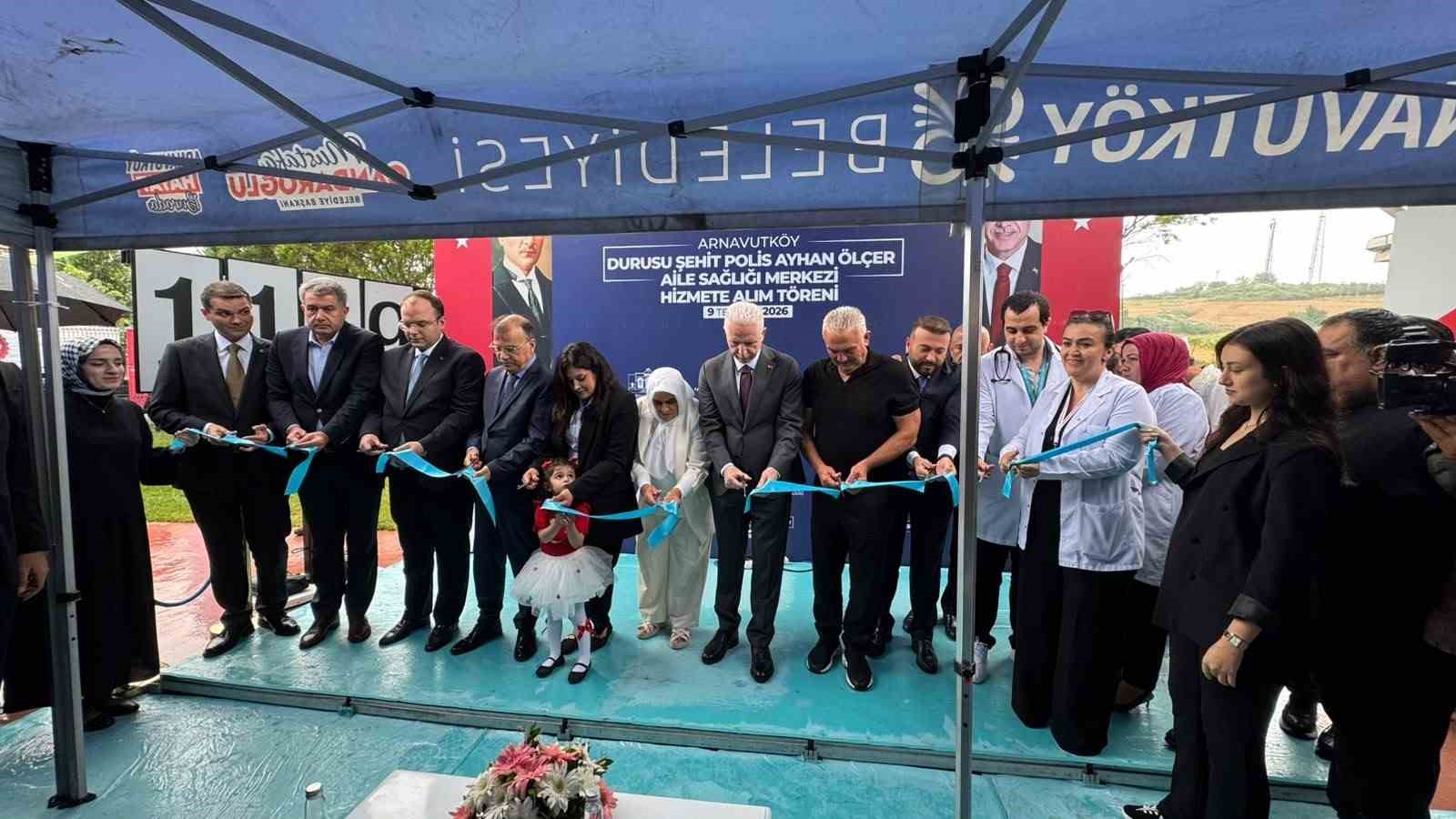 Durusu Şehit Polis Ayhan Ölçer Aile Sağlığı Merkezi hizmete açıldı
