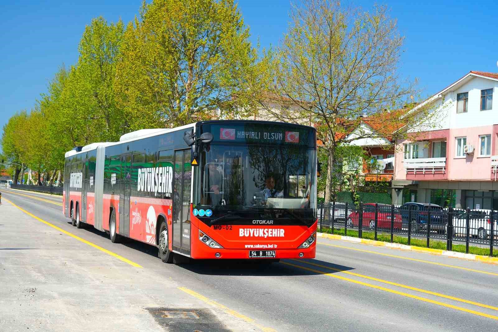 Sakarya’da 15 Temmuz’da toplu taşıma ücretsiz hizmet verecek
