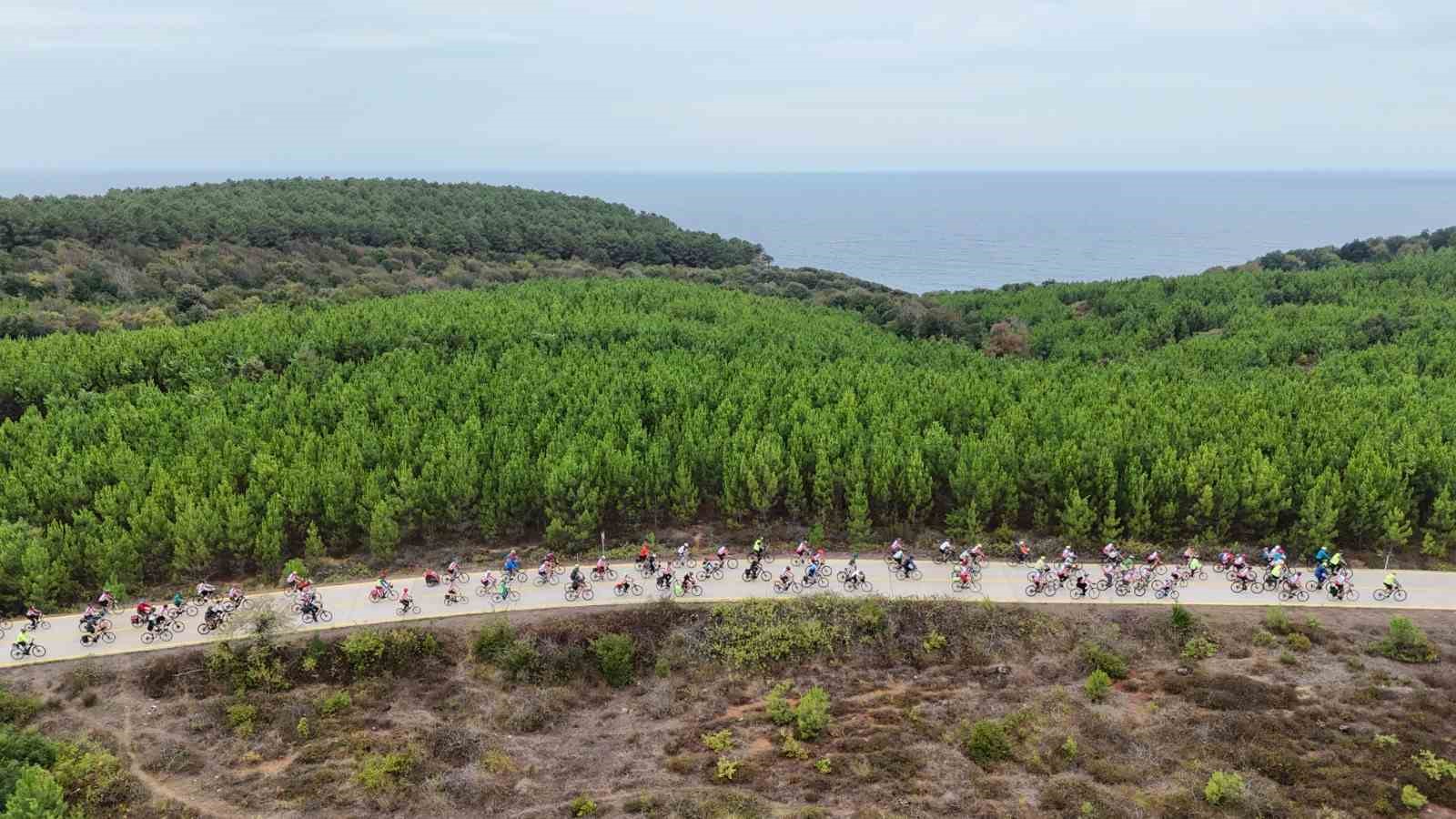 Kandıra’nın 90 kilometrelik sahil rotasında pedal heyecanı