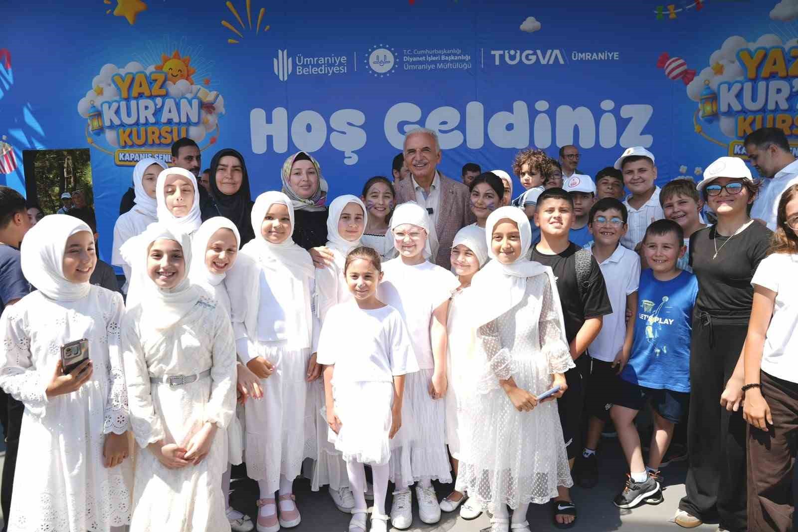 Ümraniye’de Yaz Kur’an Kursları kapanış şenliğiyle taçlandı
