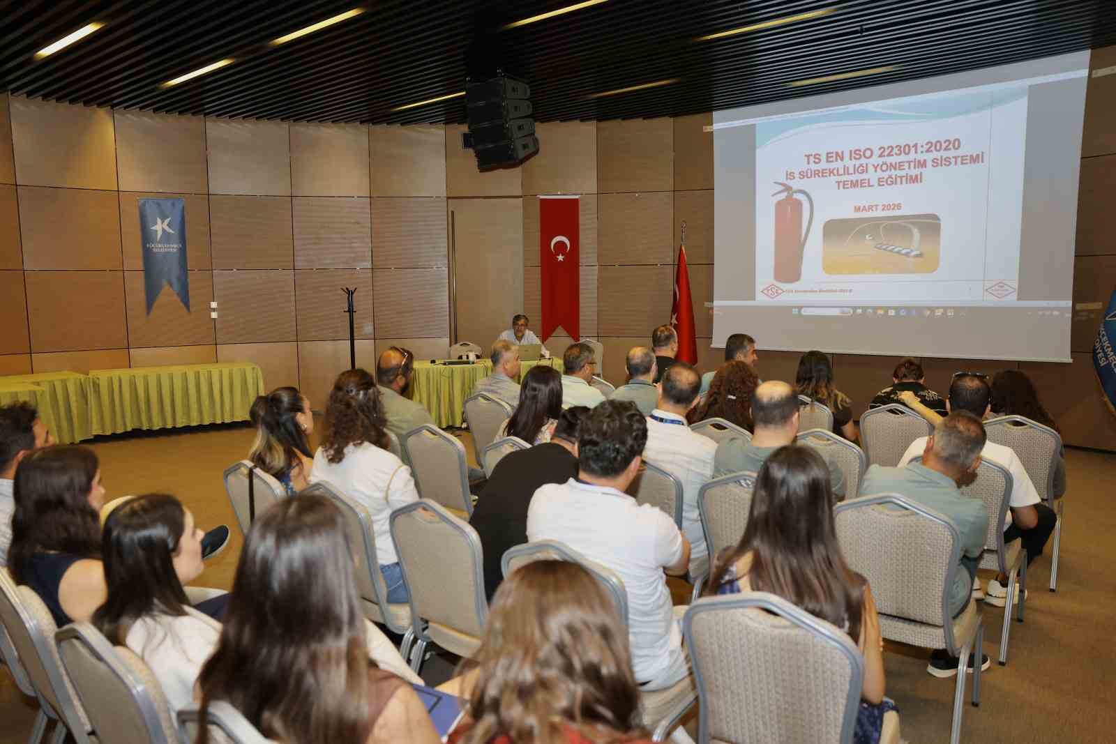 Küçükçekmece Belediyesi’nden, personellerine ‘İş Sürekliliği Yönetim Sistemi Temel’ eğitimi