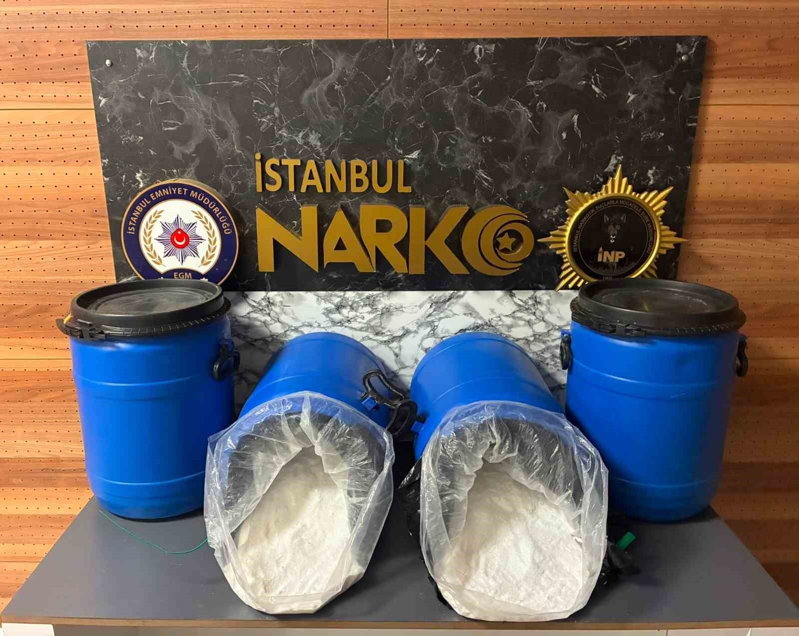 Kağıthane’de uyuşturucu operasyonu: 104 kilo pregabalin ele geçirildi