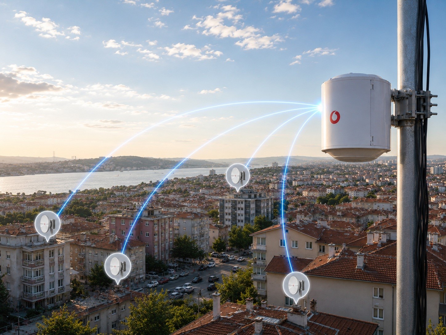 Artan veri ve bağlantı ihtiyacına Vodafone’dan yeni anten teknolojisi
