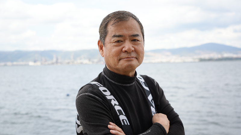 Japon mimar Yoshinori Moriwaki 17 Ağustos depreminin izlerini su altında inceledi